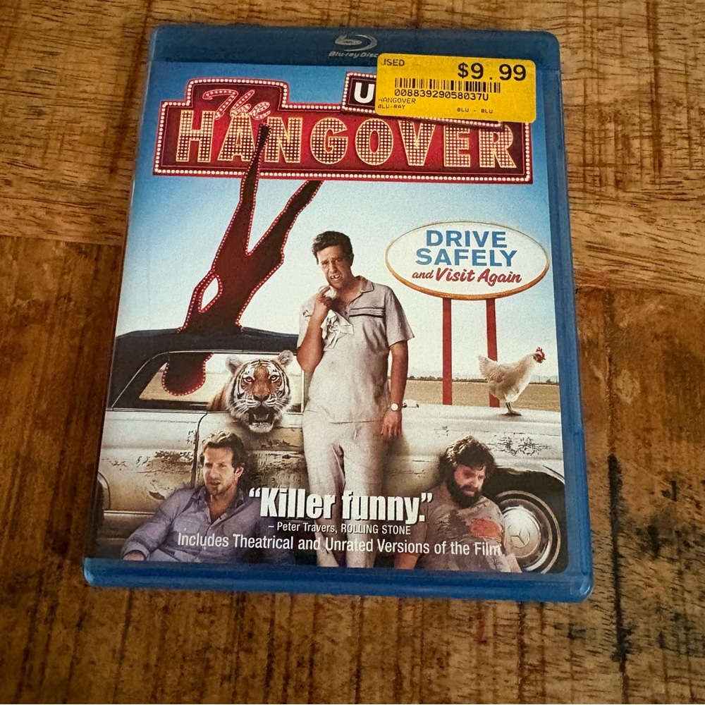 The Hangover Unrated Blu Ray Disc